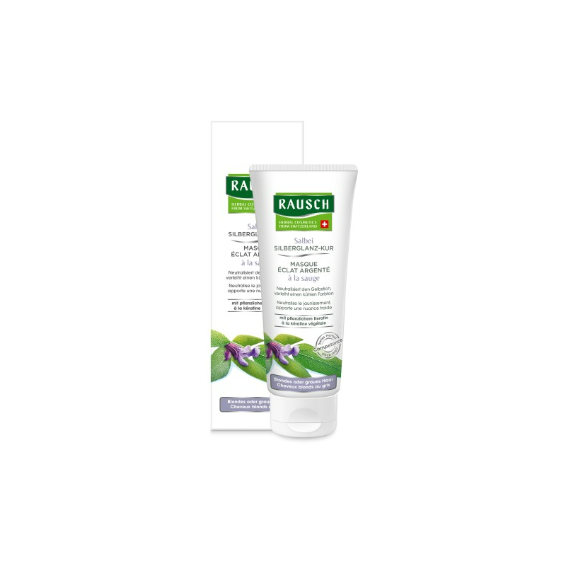Rausch Maschera Lucentezza Argentea alla Salvia per i Capelli da 100ml Rausch Maschera Lucentezza Argentea alla Salvia per i Capelli da 100ml