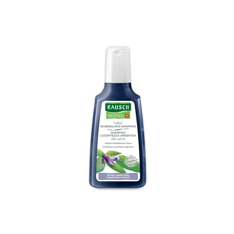 Rausch Shampoo Lucentezza Argentea alla Salvia per Capelli 200ml