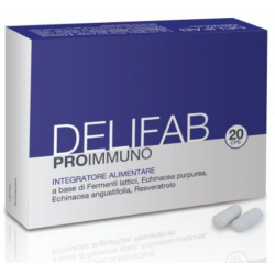 Delifab Proimmuno Integratore per Difese Immunitarie 20 Capsule Singole