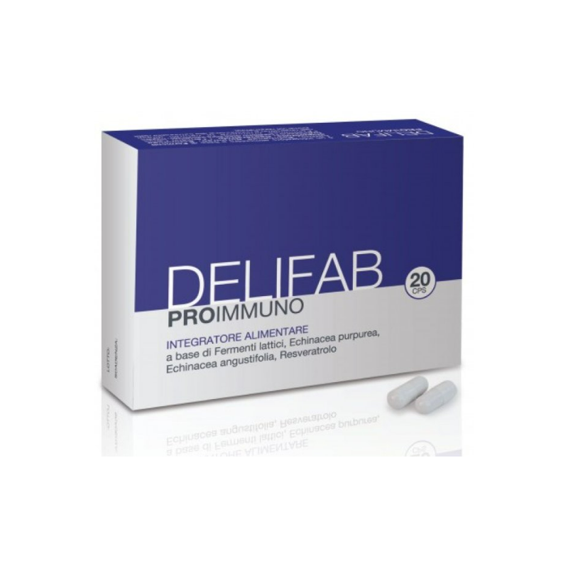 Delifab Proimmuno Integratore per Difese Immunitarie 20 Capsule Singole Delifab Proimmuno Integratore per Difese Immunitarie 20 Capsule Singole