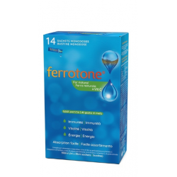 Ferrotone Apple Integratore Ferro Gusto Mela 14 Bustine Ferrotone Apple Integratore Ferro Gusto Mela 14 Bustine
