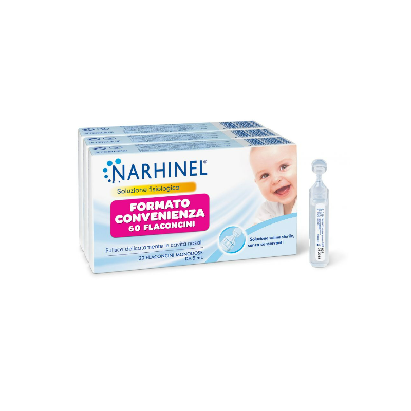 Narhinel Soluzione Salina Sterile Confezione Tripla 60 Flaconcini -  TuttoFarma