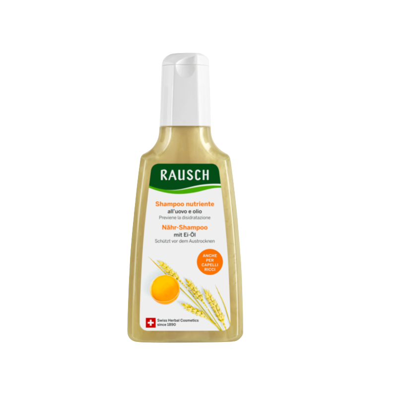 Rausch Shampoo Nutriente all'Uovo e Olio Capelli Secchi 200ml