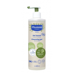 Flacone Mustela Gel Detergente Biologico Corpo e Capelli Delicato 400ml Flacone Mustela Gel Detergente Biologico Corpo e Capelli Delicato 400ml