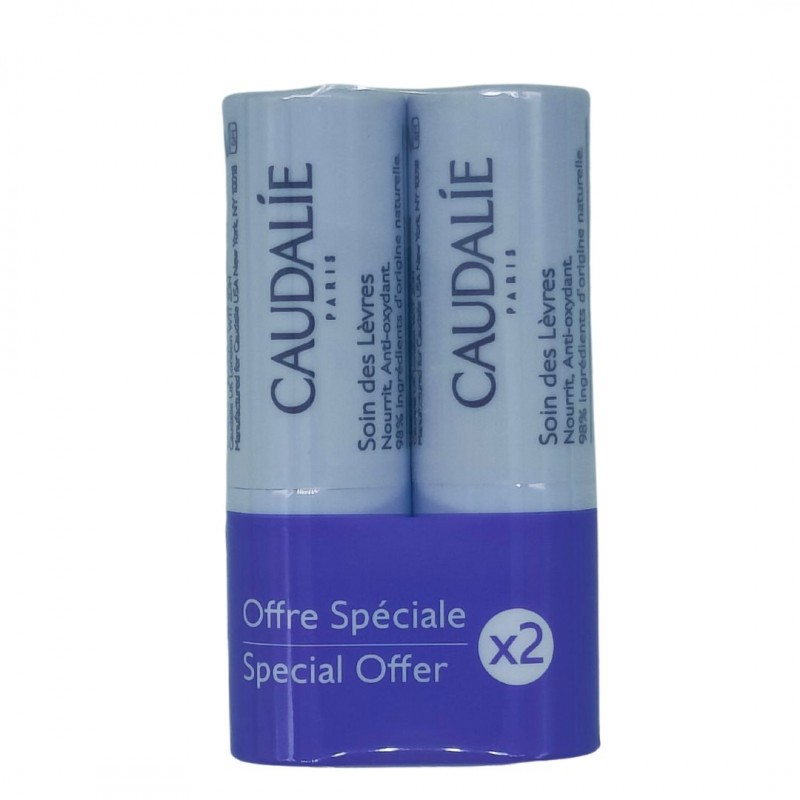 Caudalie Vinotherapist Trattamento Labbra Stick Doppio Pacchetto 2x4,5g Caudalie Vinotherapist Trattamento Labbra Stick Doppio Pacchetto 2x4,5g
