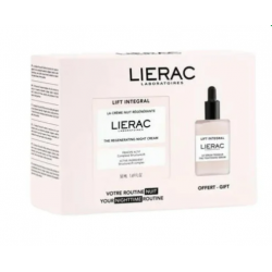 Cofanetto con Lierac Kit Lift Integral Cofanetto Notte Crema Rigenerante 50ml + Siero 15ml