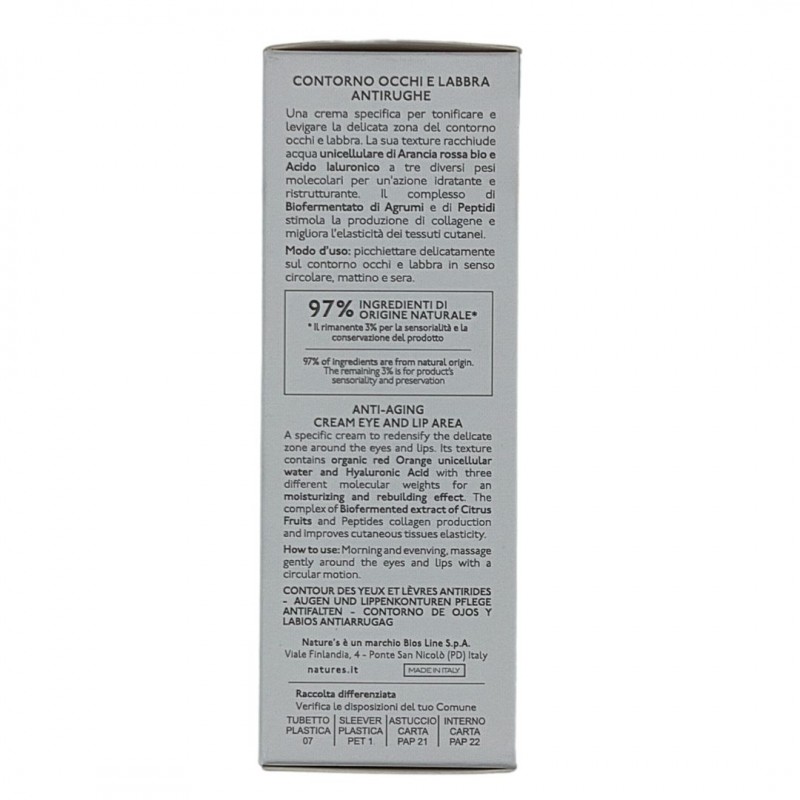 Scatola della Bios Line Acque Unicell Crema Contorno Occhi Labbra 15ml Scatola della Bios Line Acque Unicell Crema Contorno Occhi Labbra 15ml