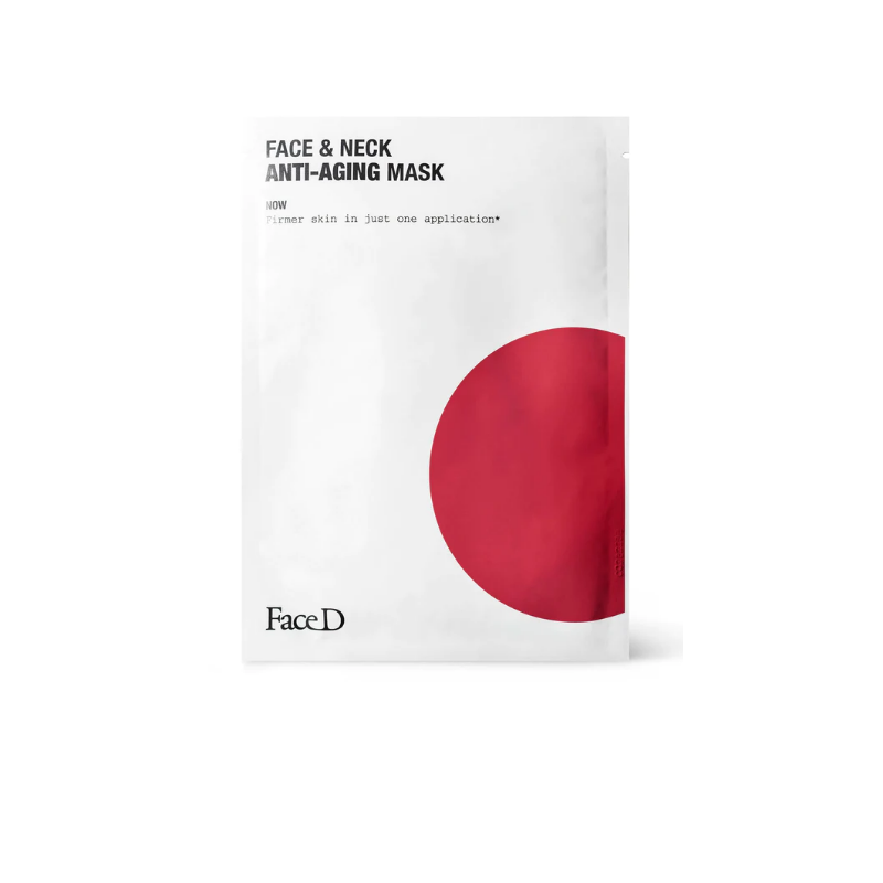 Face D Maschera Anti Età Viso e Collo Monodose Singola 1 Pezzo Face D Maschera Anti Età Viso e Collo Monodose Singola 1 Pezzo
