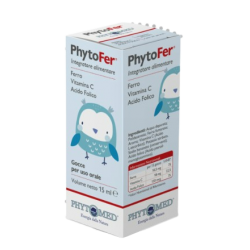 Scatola con Phytofer Gocce Integratore di Ferro 15ml