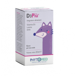 Scatola con D3 Più Vitamina D per Bambini Gocce 20ml