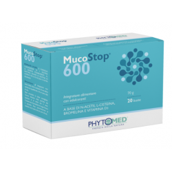 Mucostop Integratore per le Vie Respiratorie 20 Bustine Singole
