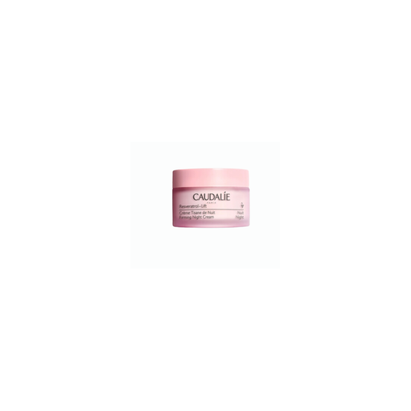 Barattolo con Caudalie Resveratrol Tisana Notte Crema Notte Anti Rughe 50ml