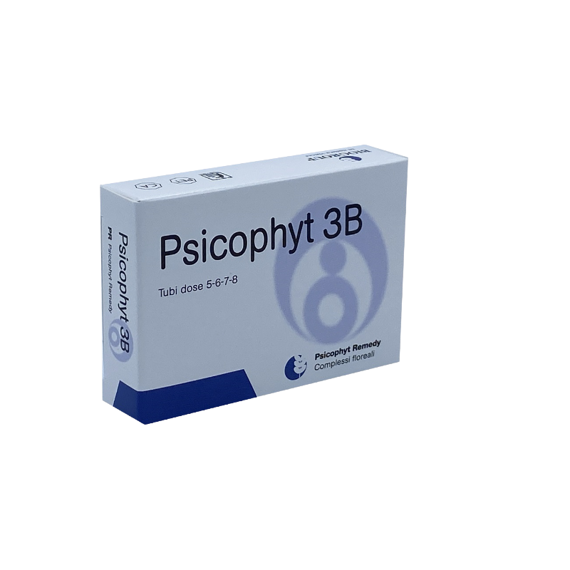 Biogroup Psicophyt Remedy 3B Rimedio Tonico per Stress 4 Tubi di Globuli Singoli