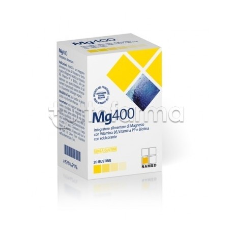 Named Mg400 integratore di Magnesio e Vitamine 20 Bustine