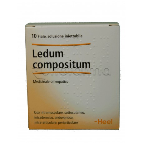 Ledum Compositum Heel Guna 10 Fiale Medicinale Omeopatico 2,2ml