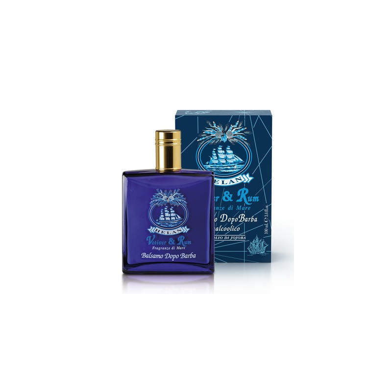 Vetiver & Rum Balsamo Dopobarba Analcolico per Pelli Sensibili 100 ml Vetiver & Rum Balsamo Dopobarba Analcolico per Pelli Sensibili 100 ml