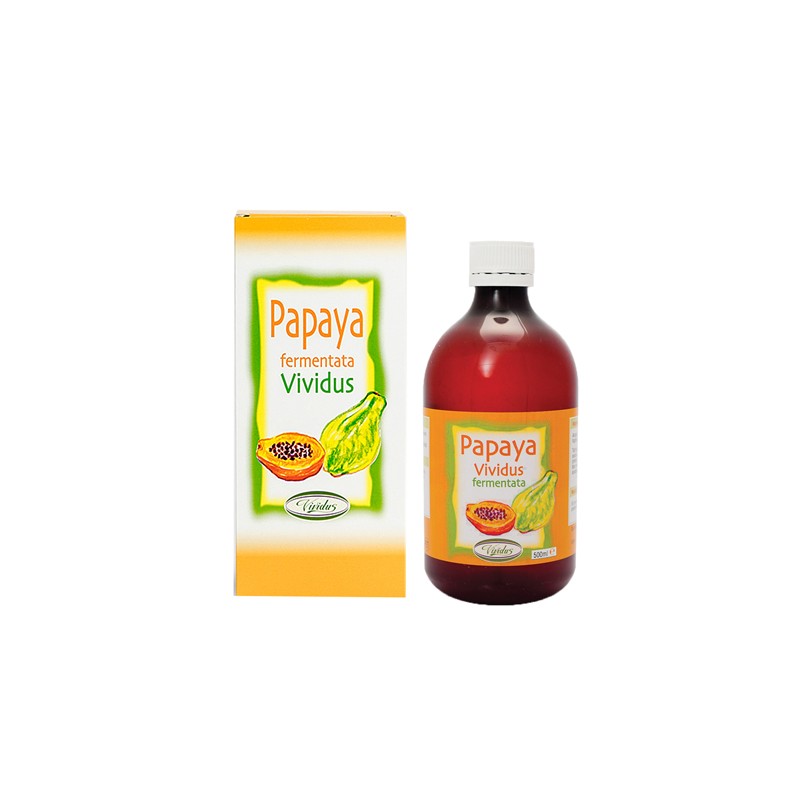 Formato di Vividus Papaya Fermentata per Digestione e Antiossidante 500 ml