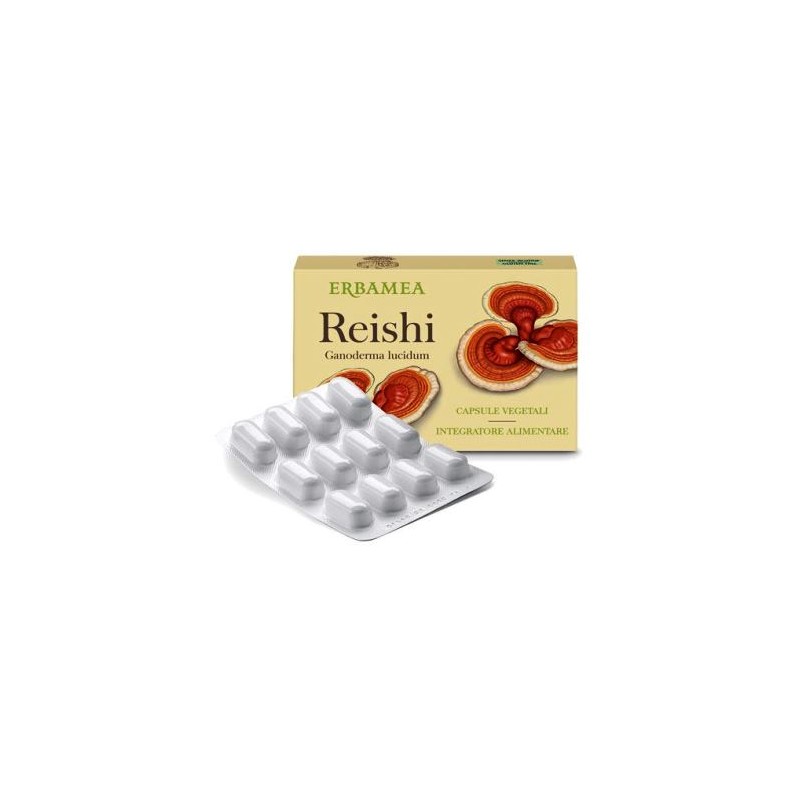 Reishi Erbamea per Difese Immunitarie 24 Capsule Reishi Erbamea per Difese Immunitarie 24 Capsule