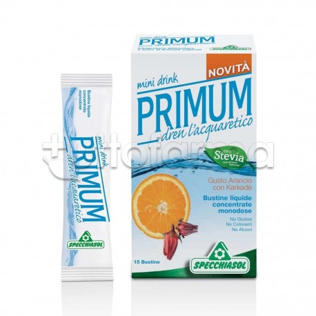 Specchiasol Primum Dren Integratore Drenante 20 Bustine Liquide Gusto Arancia Specchiasol Primum Dren Integratore Drenante 20 Bustine Liquide Gusto Arancia