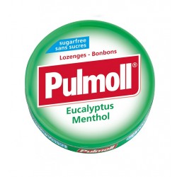 confezione di Pulmoll Eucalipto e Mentolo Caramelle per Gola Irritata 45g confezione di Pulmoll Eucalipto e Mentolo Caramelle per Gola Irritata 45g