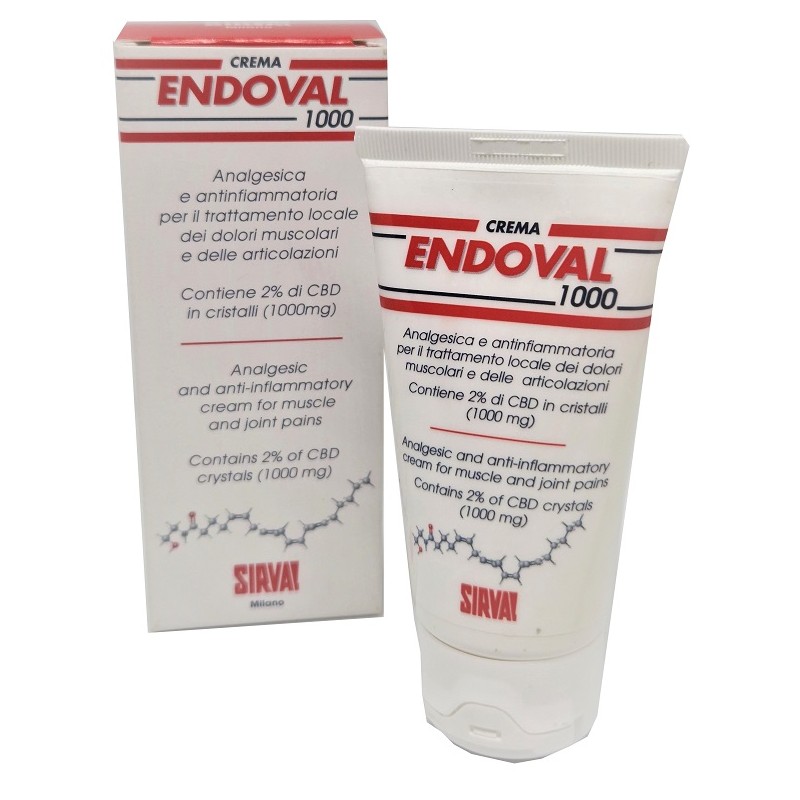 Endoval 1000 Crema Analgesica e Antinfiammatoria Tubo da 50 g Endoval 1000 Crema Analgesica e Antinfiammatoria Tubo da 50 g