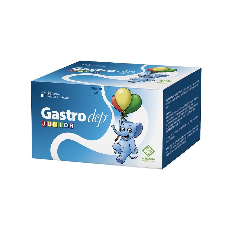 Gastrodep Junior per Benessere Gastrointestinale 20 Flaconcini Gastrodep Junior per Benessere Gastrointestinale 20 Flaconcini