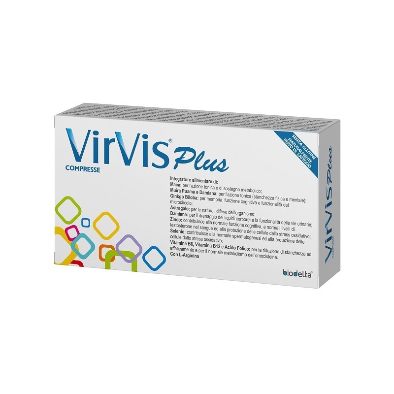 VirVis Plus per Memoria e Energia 30 Compresse