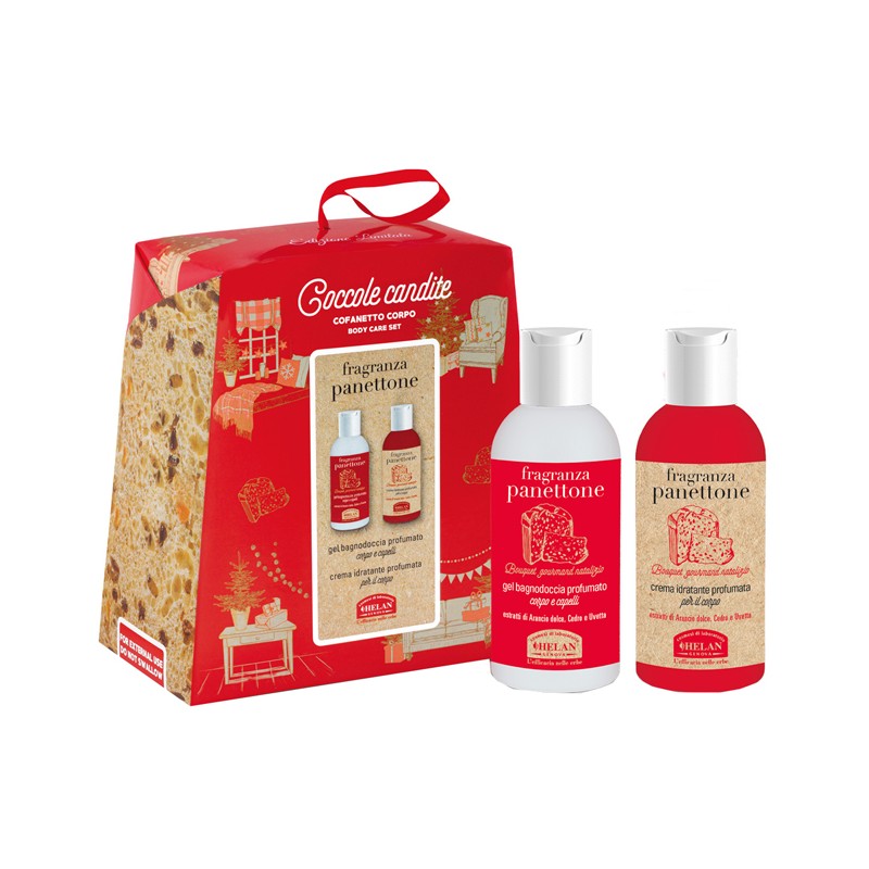 Coccole Candite Cofanetto Panettone Corpo Idratazione e Nutrimento Gel 100ml + Crema 100ml Coccole Candite Cofanetto Panettone Corpo Idratazione e Nutrimento Gel 100ml + Crema 100ml