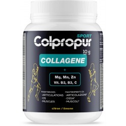 barattolo Colpropur Sport Integratore per Sportivi con Collagene Gusto Limone 345gr barattolo Colpropur Sport Integratore per Sportivi con Collagene Gusto Limone 345gr