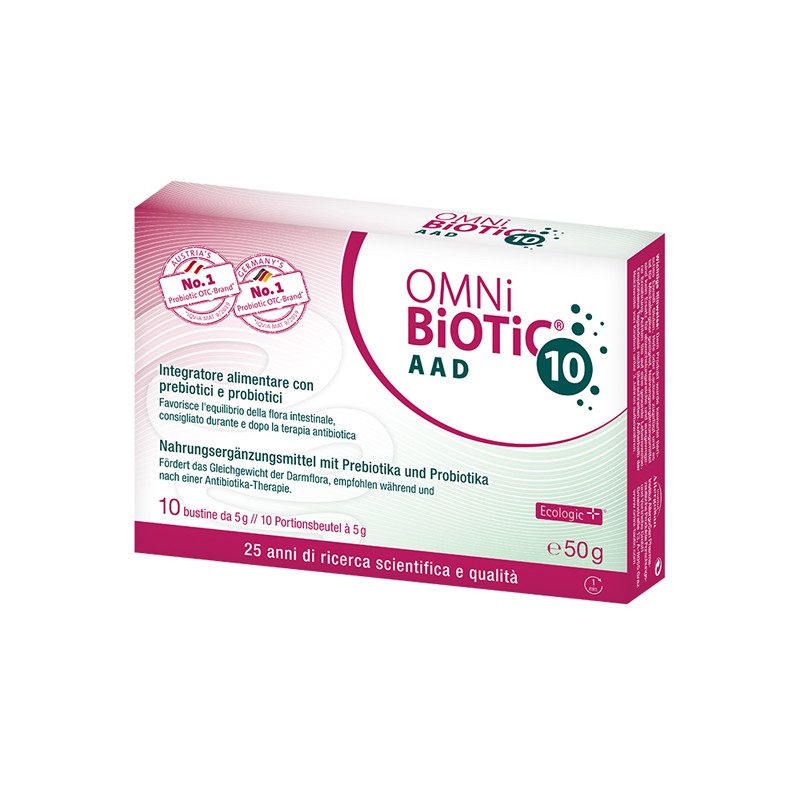 OMNi BiOTiC 10 AAD per Equilibrio Intestinale 10 Bustine da 5g OMNi BiOTiC 10 AAD per Equilibrio Intestinale 10 Bustine da 5g