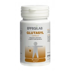 flacone di Effegilab Glutasyl Integratore Antiossidante 40 Capsule
