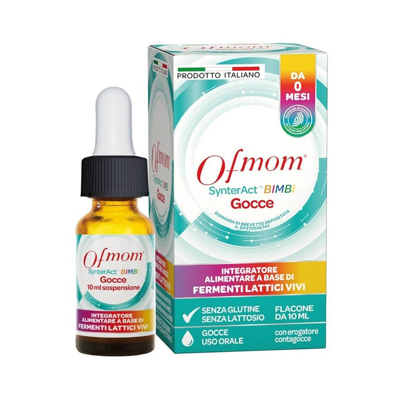 Ofmom Synteract Bimbi per Equilibrio Intestinale 10 ml Ofmom Synteract Bimbi per Equilibrio Intestinale 10 ml