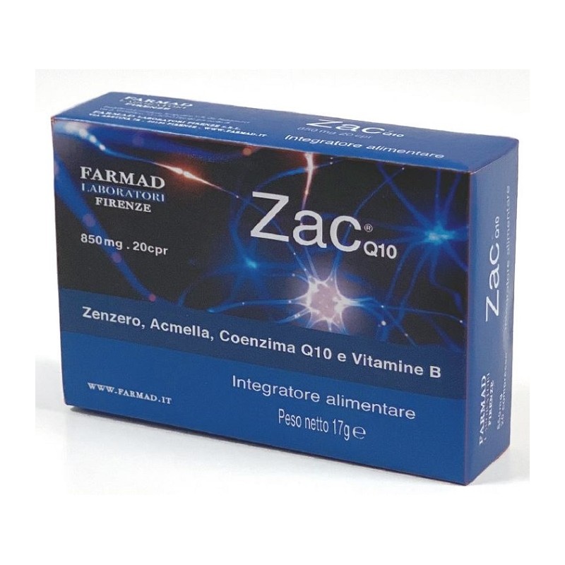 Zac Q10 per Benessere Articolare e Nervoso 20 Compresse