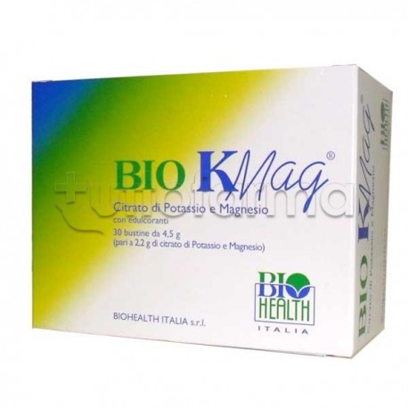 Biohealth Bio KMag Integratore di Potassio e Magnesio 30 Bustine