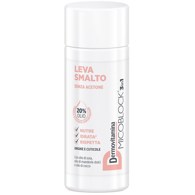 Dermovitamina Micoblock 3 in 1 Levasmalto 125ml flacone Dermovitamina Micoblock 3 in 1 Levasmalto 125ml flacone