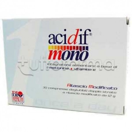 Biohealth Acidif Mono Integratore Funzionalità Tratto Urinario 30 Compresse