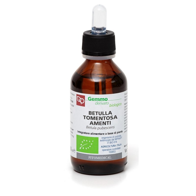 Betulla Tomentosa Amenti Macerato Glicerinato Bio per Depurazione 100 ml Betulla Tomentosa Amenti Macerato Glicerinato Bio per Depurazione 100 ml