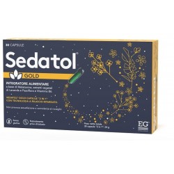 Scatola di Sedatol Gold Integratore per Sonno 30 Capsule Scatola di Sedatol Gold Integratore per Sonno 30 Capsule