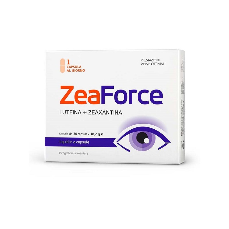 Zeaforce Integratore per la Vista e Problemi agli Occhi 30 Capsule