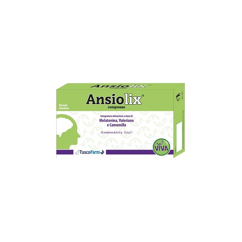 Ansiolix per Rilassamento e Sonno 30 Compresse