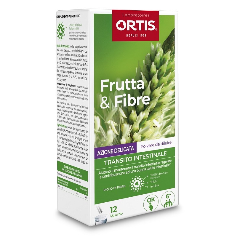 Frutta & Fibre Azione Delicata per Transito Intestinale 12 Stick Frutta & Fibre Azione Delicata per Transito Intestinale 12 Stick