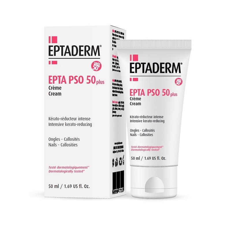 Epta Pso 50 Plus Crema Unghie Callosità per Ispessimenti Cutanei 50 ml Epta Pso 50 Plus Crema Unghie Callosità per Ispessimenti Cutanei 50 ml