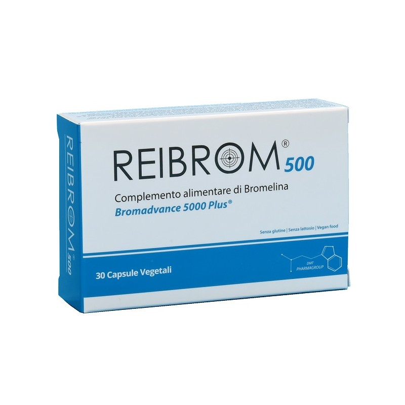 Reibrom 500 per Infiammazioni ed Edemi 30 Capsule Vegetali Reibrom 500 per Infiammazioni ed Edemi 30 Capsule Vegetali