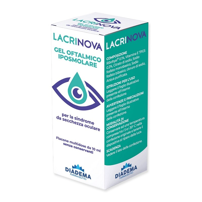 Lacrinova Gel Oftalmico Iposmolare per Secchezza Oculare 10 ml Lacrinova Gel Oftalmico Iposmolare per Secchezza Oculare 10 ml
