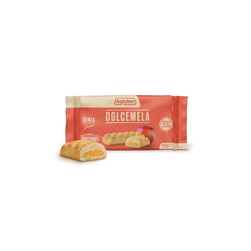 Agluten Dolcemela Merenda Senza Glutine 4 Pezzi 160g Agluten Dolcemela Merenda Senza Glutine 4 Pezzi 160g