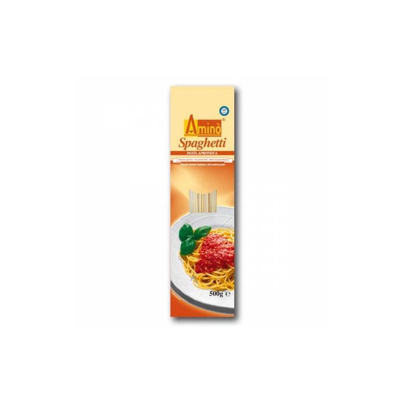 Amino La Pasta Aproteica Spaghetti per Dieta a Basso Contenuto Proteico 400 g Amino La Pasta Aproteica Spaghetti per Dieta a Basso Contenuto Proteico 400 g