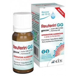 Confezione esterna di Reuterin GG per Equilibrio Flora Intestinale 10ml Confezione esterna di Reuterin GG per Equilibrio Flora Intestinale 10ml