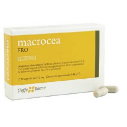 Confezione con Macrocea Pro Integratore per Benesssere Intestinale 20 Capsule Singole Confezione con Macrocea Pro Integratore per Benesssere Intestinale 20 Capsule Singole