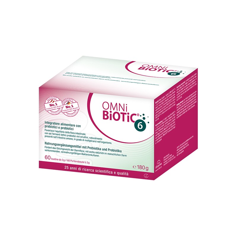 OMNi-BiOTiC 6 per Equilibrio Intestinale 60 Bustine da 3 g OMNi-BiOTiC 6 per Equilibrio Intestinale 60 Bustine da 3 g