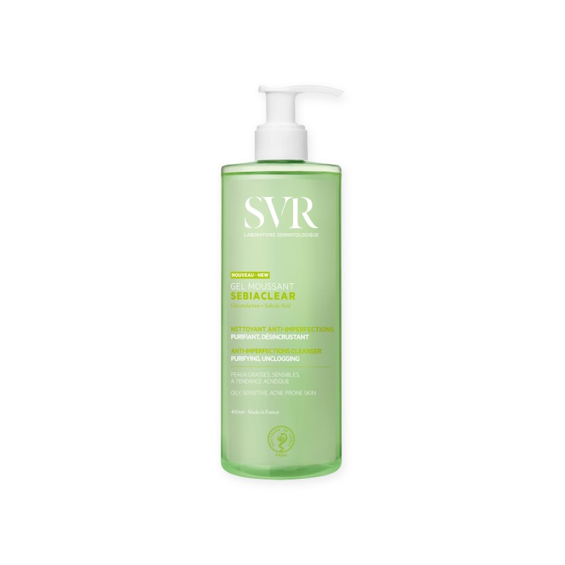 Foto di SVR Sebiaclear Gel Moussant Detergente Purificante Formato Convenienza 400ml Foto di SVR Sebiaclear Gel Moussant Detergente Purificante Formato Convenienza 400ml